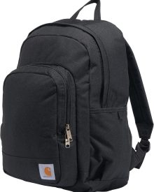 Carhartt 25L Classic Backpack, Durable Water-Resistant Pack W/ 15" Laptop Sleeve and Multiple Organizational Compartments, Black, PFAS Free